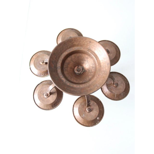 Copper Antique Copper Candelabra For Sale - Image 8 of 10
