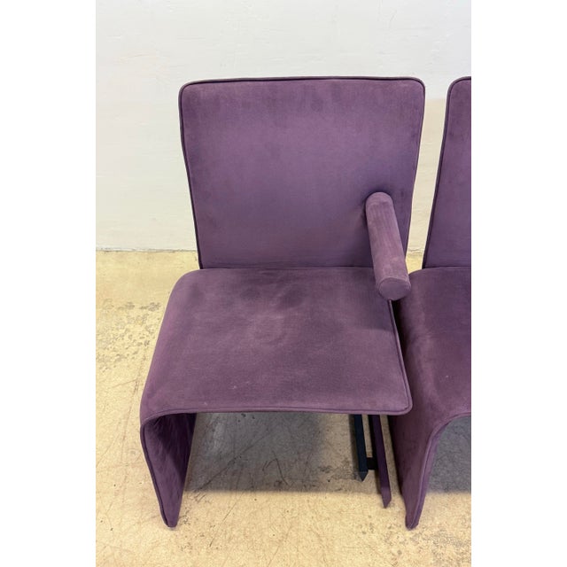 Maurizio Salvato Postmodern Point Chairs for Saporiti Italia - Set of Four For Sale In Miami - Image 6 of 12