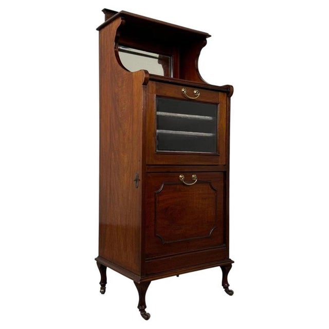 Antique 20th Century Mahogany Cupboard For Sale - Image 12 of 12