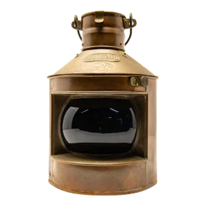 1902 Copper Starboard Ship Lantern by Tung Woo