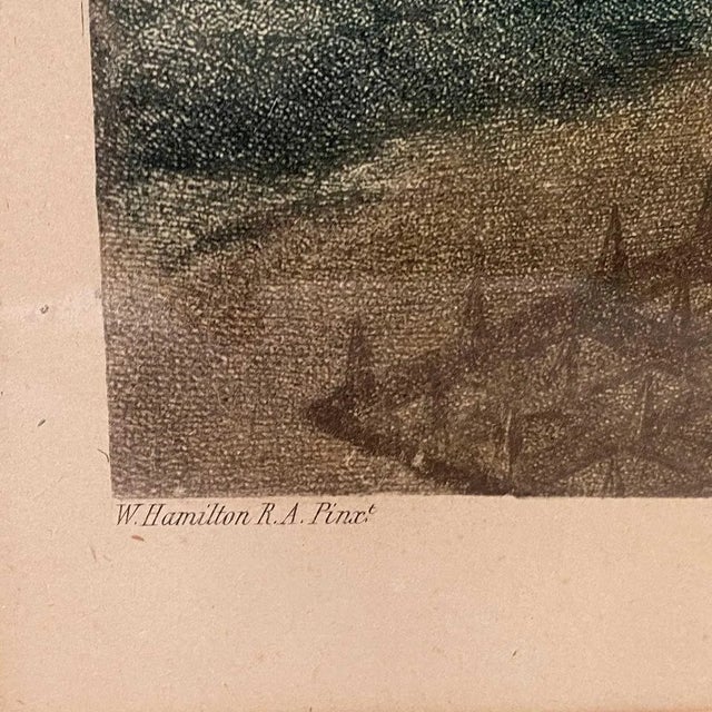 Early 19th Century Pair Francesco Bartolozzi Engravings, the Months: April, February After W. O. Hamilton For Sale - Image 5 of 18