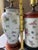 Vintage Chinoiserie Porcelain Table Lamps With Hand-Painted Floral Motifs and Wooden Bases - Pair For Sale - Image 10 of 12