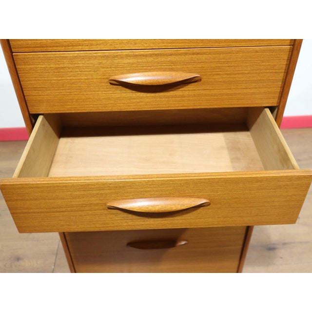 Mid-Century Modern Mid Century Modern Vintage Teak British Dresser Drawers by Austinsuite For Sale - Image 3 of 12