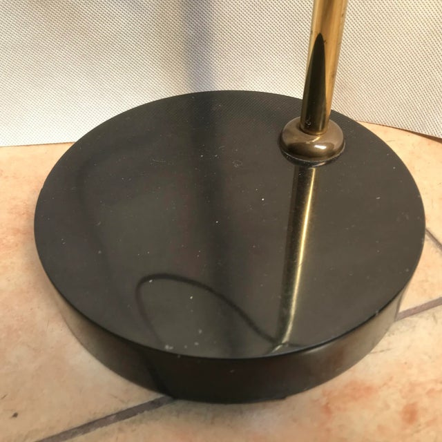 Adjustable Brass Floor Lamp on Granite Base, 1970s For Sale - Image 14 of 18