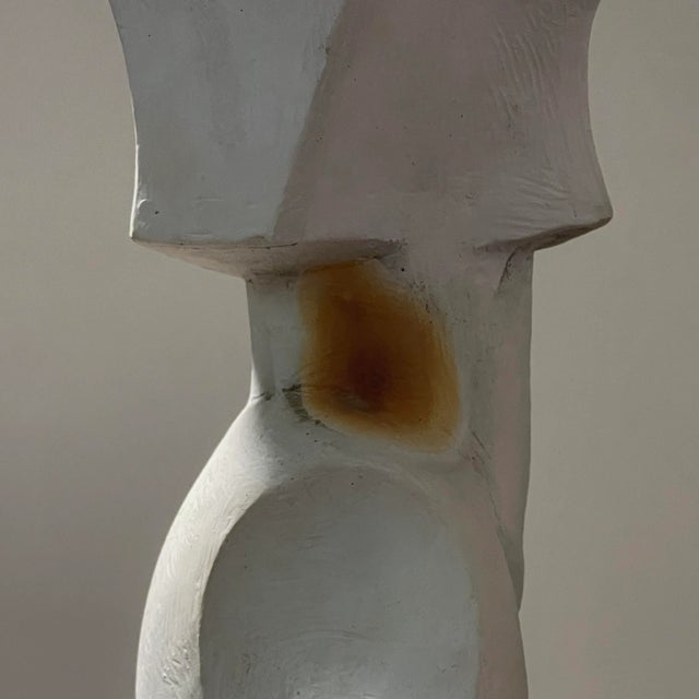 Vintage Modernist Abstract Figurative Plaster Sculpture by Tony Trezza (Ca. 1960) For Sale - Image 9 of 13