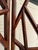Mid-Century Modern Organic Modern Geometric Wood Three-Panel Folding Screen Room Divider For Sale - Image 3 of 10