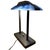 1980s Postmodern Memphis Blue Glass Desk Lamp Geometric Light by Robert Sonneman For Sale In Los Angeles - Image 6 of 9