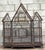 Vintage Monumental Architectural Wire Birdhouse For Sale - Image 4 of 12