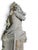 Gray Hand-Carved Stone Sculptures, Early 20th Century, Set of 2 For Sale - Image 8 of 13
