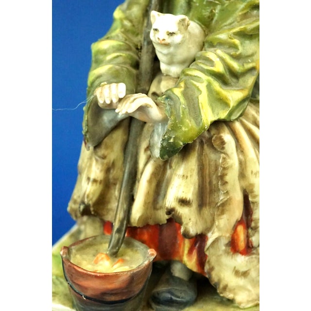 18th Century Porcelain Sculpture of a Beggar by Real Casa Ferdinandea Naples, Ginori Doccia, Italy For Sale - Image 10 of 18