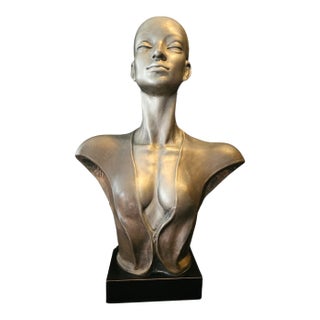 1987 Vintage Austin Productions Bust Sculpture For Sale