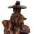 Mid-20th Century Chinese Wooden Carved Jiang Taigong Fishing Statue For Sale - Image 12 of 13