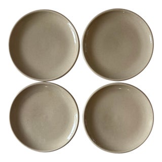 Vintage Mid Century Small Stoneware Plates by Pfaltzgraff - Set of 4 For Sale