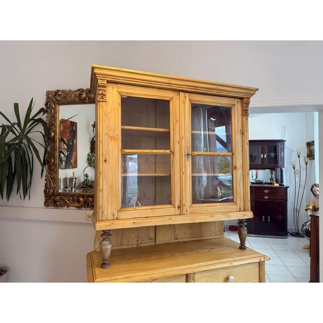 Gründerzeit Kitchen Sideboard in Softwood For Sale - Image 6 of 16