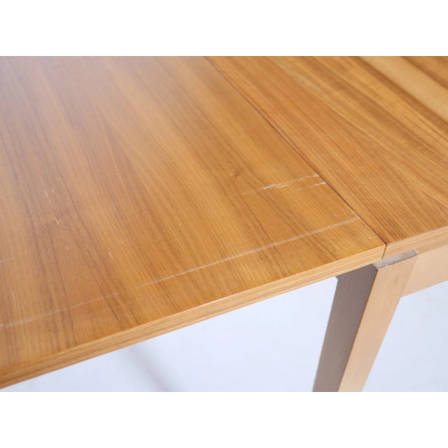 Mid-Century Extendable Walnut Dining Table, 1960s For Sale - Image 4 of 11
