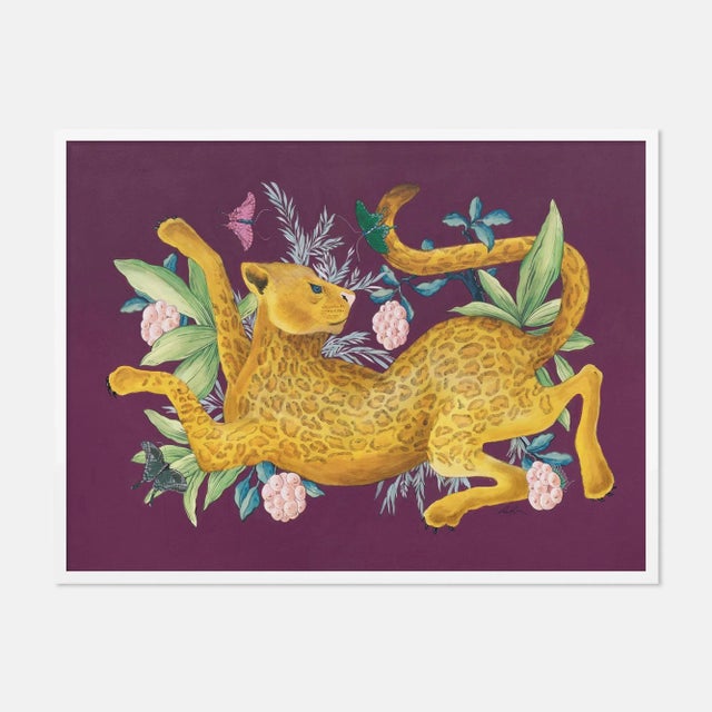 Contemporary Spot On by Allison Cosmos in White Frame, Small Art Print For Sale - Image 3 of 3