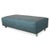 Textile Grata Ottoman in Petrol Blue Fabric from Rolf Benz For Sale - Image 7 of 7