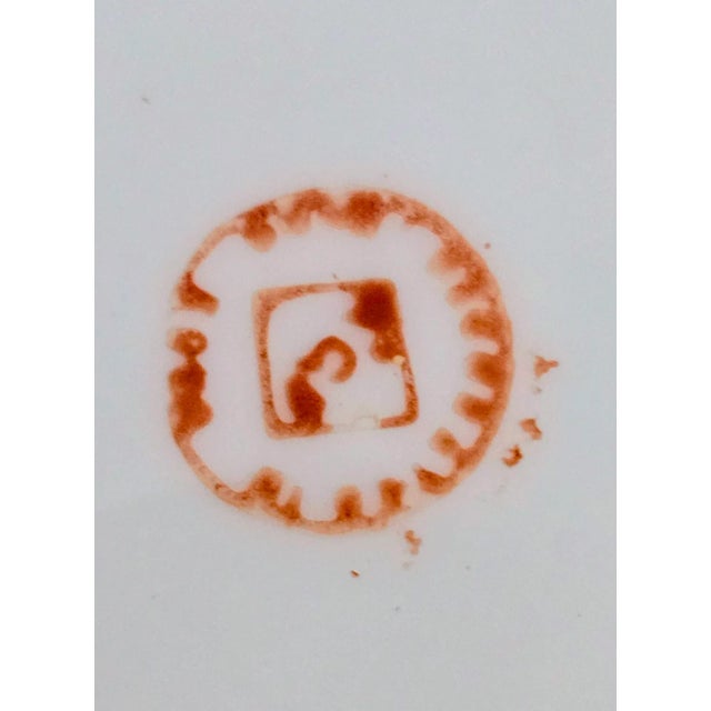 Metal Dragon Porcelain Cloisonné Enamel Pewter Ashtray Bowl – Vintage Asian Decorative Collectible For Sale - Image 7 of 8