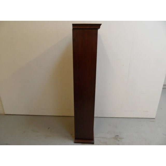 Wood Antique Open Bookcase in Oak, 1890s For Sale - Image 7 of 9