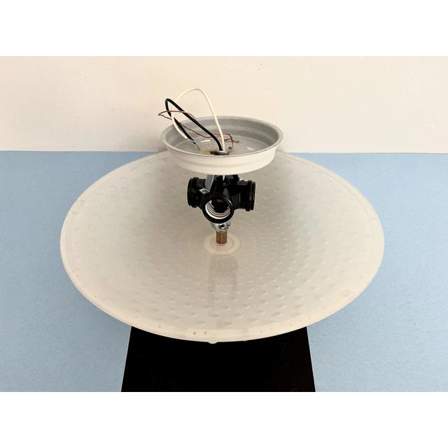 Hobnail Frosted Glass Ceiling Light For Sale - Image 12 of 12