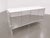 Vintage Mirrored Credenza With Lucite Sides & White Laminate For Sale - Image 4 of 9