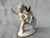 1950s Porcelain Young Child and His Goat Playing Wallendorf Figurine For Sale - Image 11 of 15