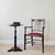 An Elegant Antique English Edwardian Inlaid Mahogany Desk Armchair Crafted during the early 1900s, this refined Edwardian...