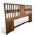 Mid-Century Modern Mid-Century Modern Walnut Veneer King Headboard With Chrome Trim For Sale - Image 3 of 18