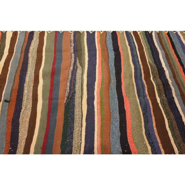 Mid-20st Century Vintage Kilim Rug For Sale - Image 4 of 6