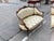 French Elegant French Settee W/ Silk Brocade For Sale - Image 3 of 10