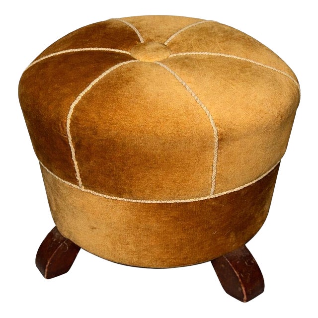 Art Deco Ottoman in the style of Jindřich Halabala, 1930s For Sale