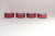 Set of four red, white, and blue "Americana" ceramic bowls designed and manufactured by Mancioli of Italy for Jay-Willfred...