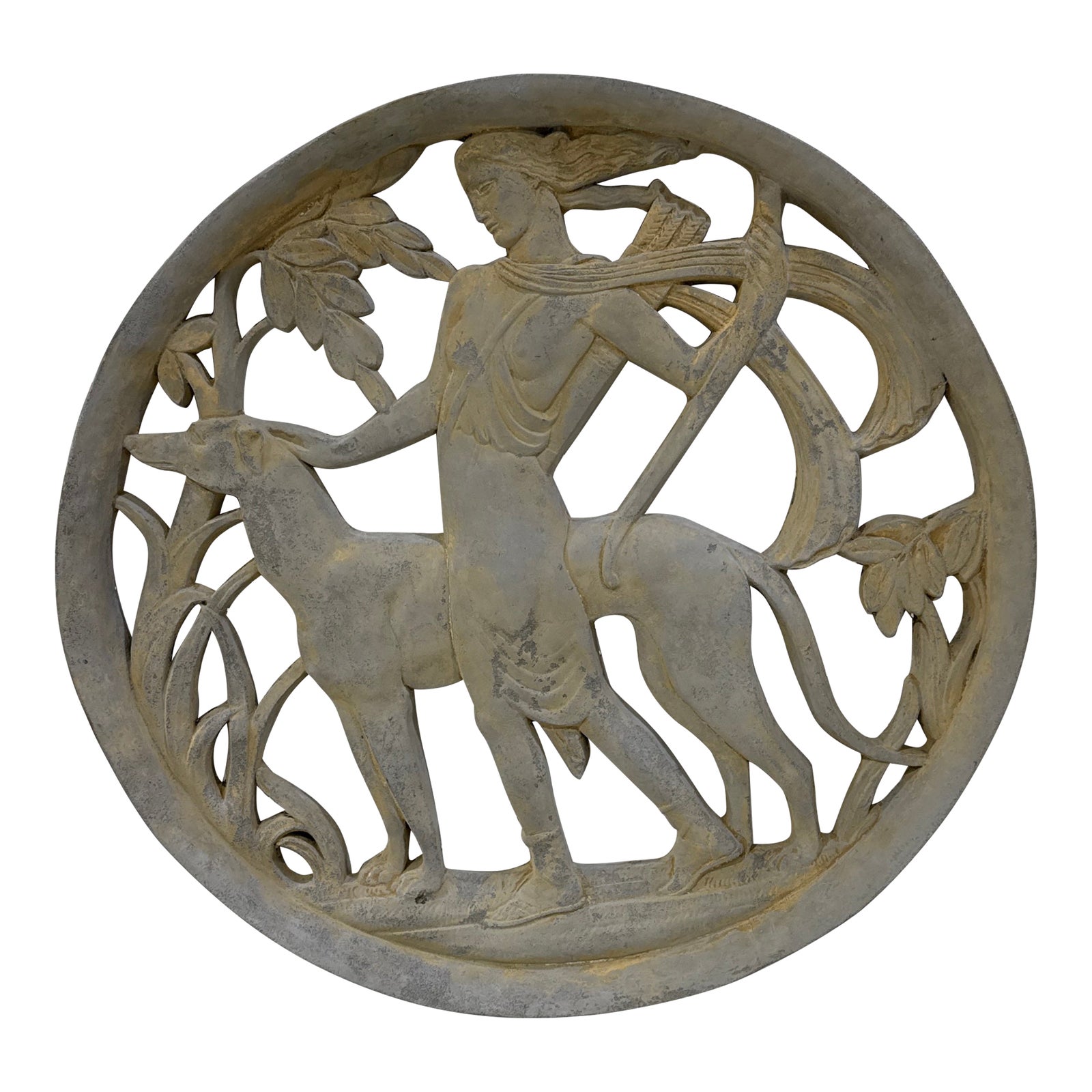 early-20th-century-art-deco-architectural-diana-the-huntress-plaster