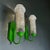 Mid-Century German Green and Clear Glass Wall Sconce Lights, 1960s, Set of 2 For Sale - Image 17 of 17