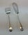 Silver 1980s Silver Pair Fish Servers, Fish Serving Fork & Fish Serving Knife, Rattail For Sale - Image 8 of 15