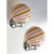 Glass Amber and Pink Rods Murano Glass Wall Sconces by Simoeng, Set of 2 For Sale - Image 7 of 9