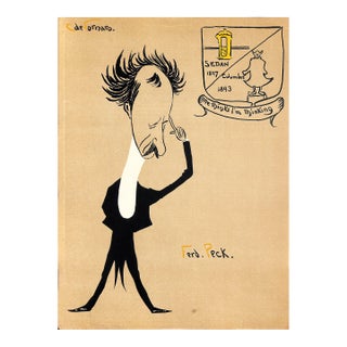 Mid 20th Century Ferd Peck by Carlo De Fornaro Reproduction Print For Sale