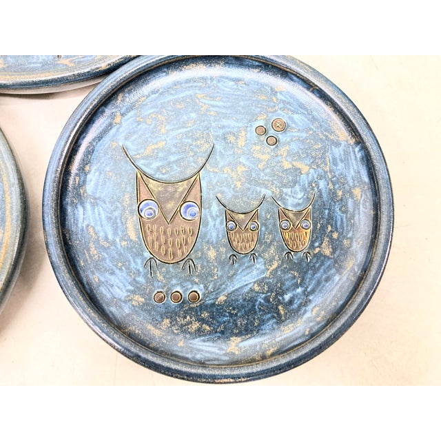 Ceramic Vintage Wall Plates by Heinz Theo Dietz, 1970s, Set of 3 For Sale - Image 7 of 13