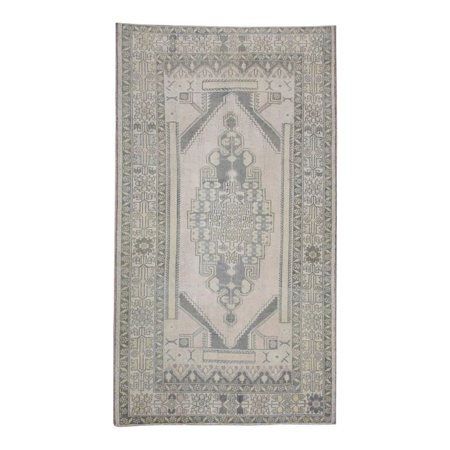 Vintage Turkish Rug 4'5" x 7'10" For Sale