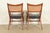 Paul McCobb for Directional Mid-Century Modern Sculpted Walnut Cane Back Armchairs, Pair For Sale - Image 12 of 13
