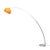 Mid-Century Modern Adjustable Arc Floor Lamp from Gioffredo Reggiani, Italy, 1970s For Sale - Image 3 of 15