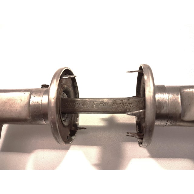 Bauhaus Door Handles by Max Burchartz for Wehag, 1934, Set of 5 For Sale - Image 3 of 7
