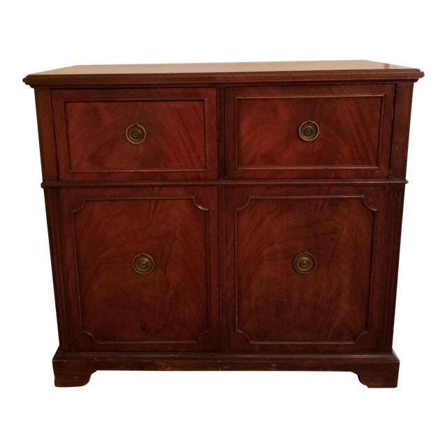 1950s Vintage Fisher Stereo Console Cabinet Radio Turntable