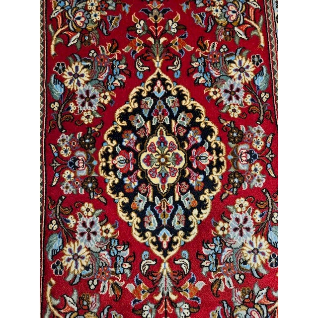 1980s Floral Motif with Central Medallion, 1980s For Sale - Image 5 of 10
