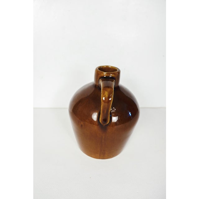 Vintage Roycroft Pottery Glazed Stoneware Little Brown Jug East Aurora Ny 1920s For Sale - Image 10 of 10