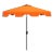 Zimmerman 7.5 Square Umbrella - Orange/White For Sale