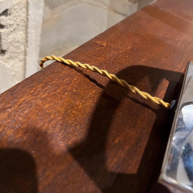 Mid-Century Modern 1970s Concentric Chrome Ring Table Lamp Mexico City For Sale - Image 3 of 10