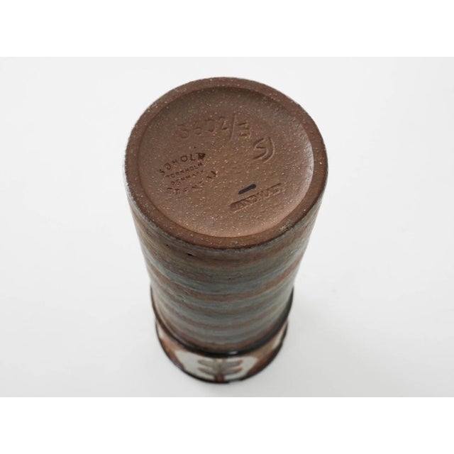 Vintage Danish Ceramic Vase by Svend Åage Jensen for Søholm, 1960s For Sale - Image 6 of 8