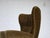 Danish Highback Relax Armchair in Green Furniture Velour, 1960s For Sale - Image 10 of 18