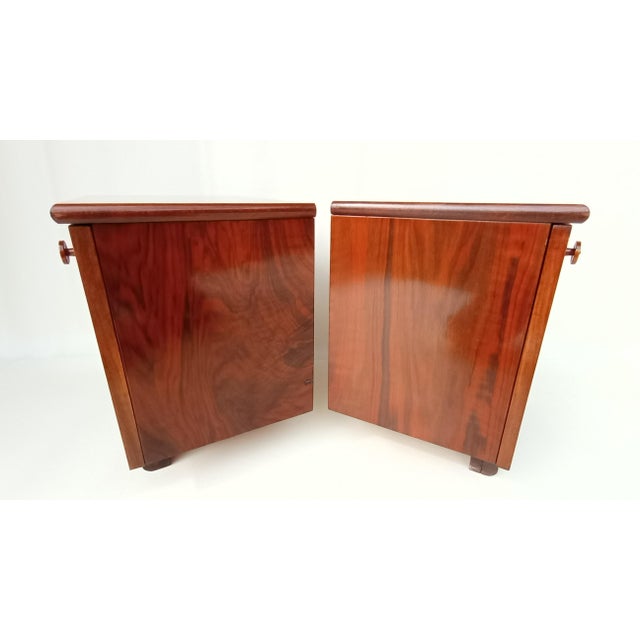 Bedside Tables by Jindřich Halabala for Up Závody, 1960s, Set of 2 For Sale - Image 9 of 12